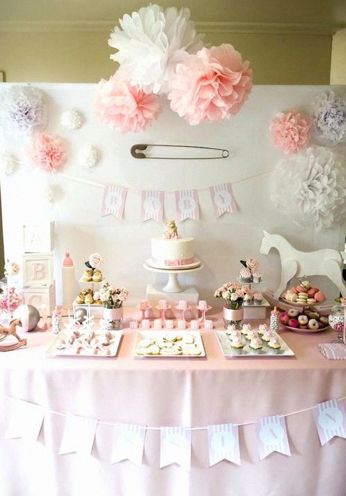 déco de baby shower